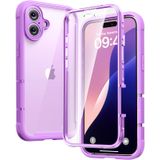 Capa De Telefone Diaclara Projetada Para Iphone 16 Plus Rosa Escuro