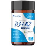 Suplemento Alimentar Vitamina D3 + K2 30 Cápsulas Vegano