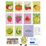 Kit De Pintura De Diamantes Foreveryoung Minigem 5x7 Cm Com 10 Desenhos