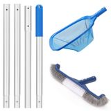 Kit De Limpeza De Piscina Poople Pool Brush Head &amp; Net