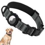 Coleira Para Cães Taglory Reflective Airtag Com Suporte Para Cães Grandes