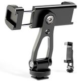 Suporte Para Tripé De Telefone Zoinshot Metal Com Rotação De 360° Com 2 Sapatos Frios