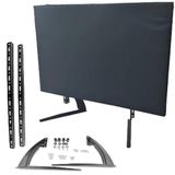 Suporte Tv Lorben Base Mesa Rack 36 A 75 Suporta 50kg