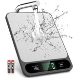 Balança De Alimentos Mik-nana Digital Kitchen 10kg/22lb Em Aço Inoxidável