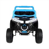 Carro Eletrico Utv 12v Azul Bivolt Led Usb Controle 2 Em 1