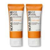 Protetor Solar Some By Mi V10 Hyal Air Fit Spf 50 Para Rosto 60ml X2