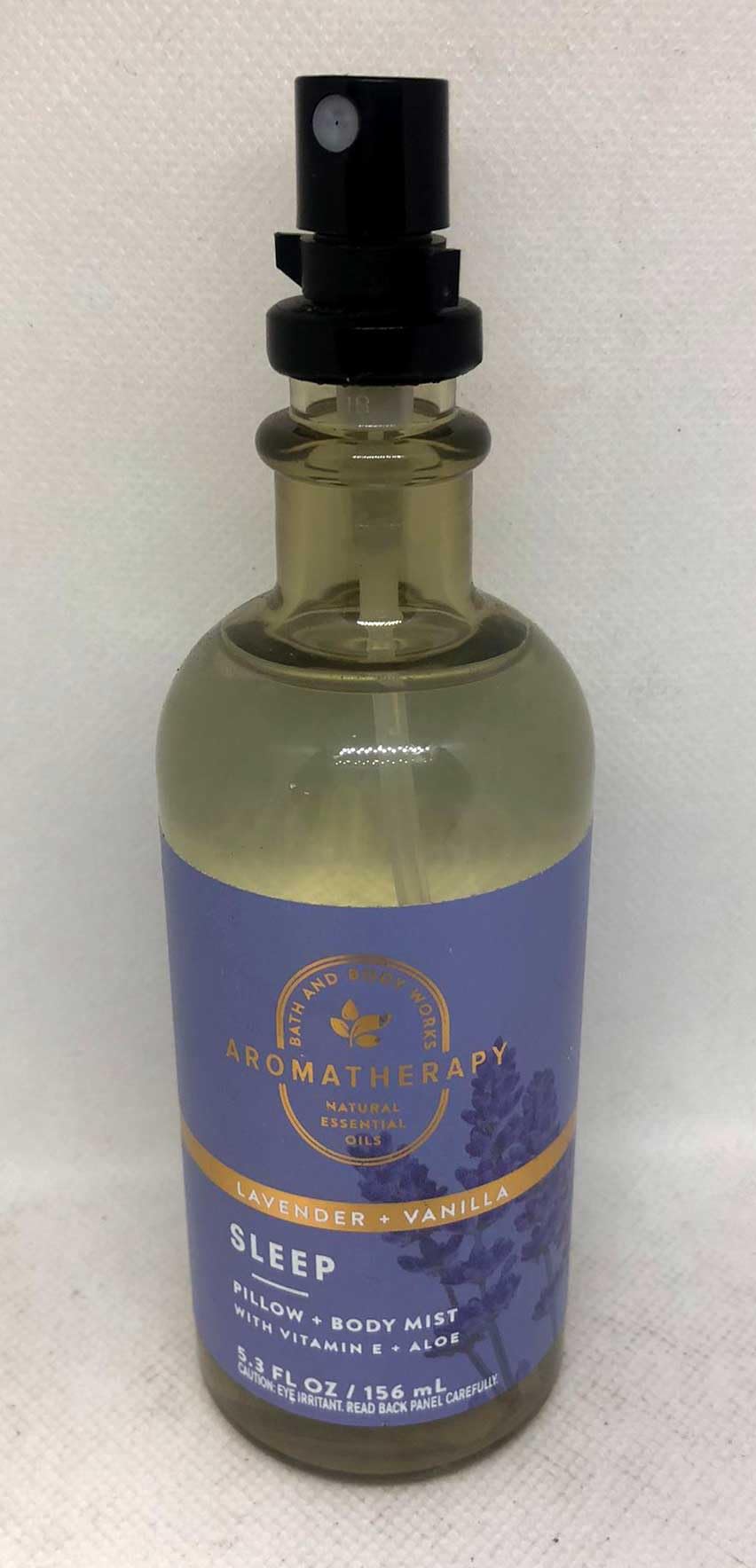 Pillow Mist Bath &amp; Body Works Aromaterapy Sleep Lavanda + Baunilha