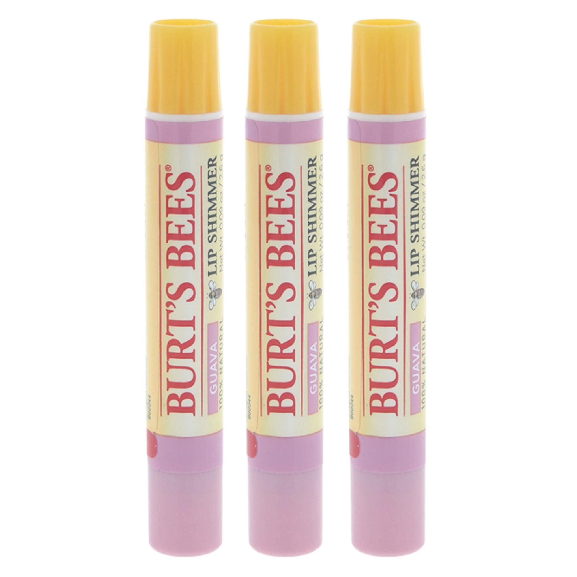 Lip Shimmer Burt's Bees Goiaba 100% Natural Com Óleo De Hortelã