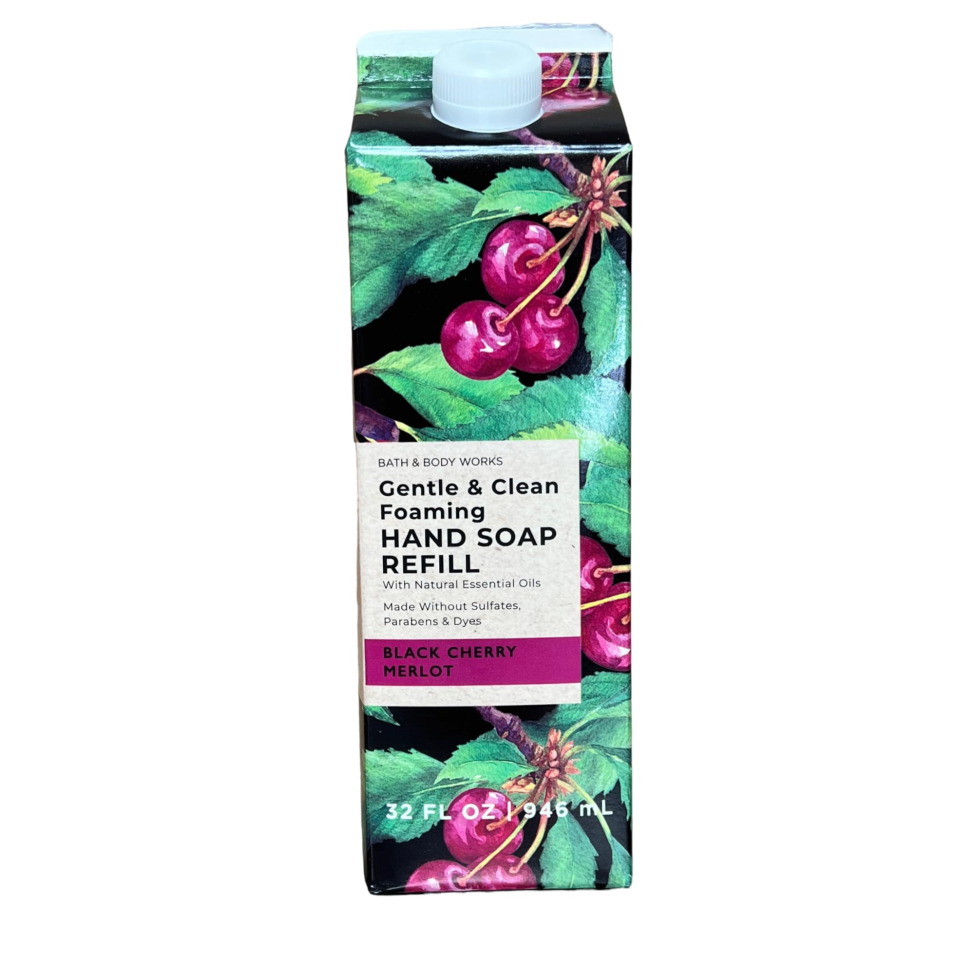 Sabonete Espumante Para Mãos Bath &amp; Body Works Black Cherry Merlot 960ml