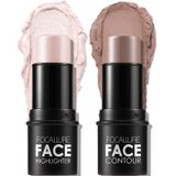 Creme Mineral Contour Stick Focallure, 2 Unidades Para Rosto