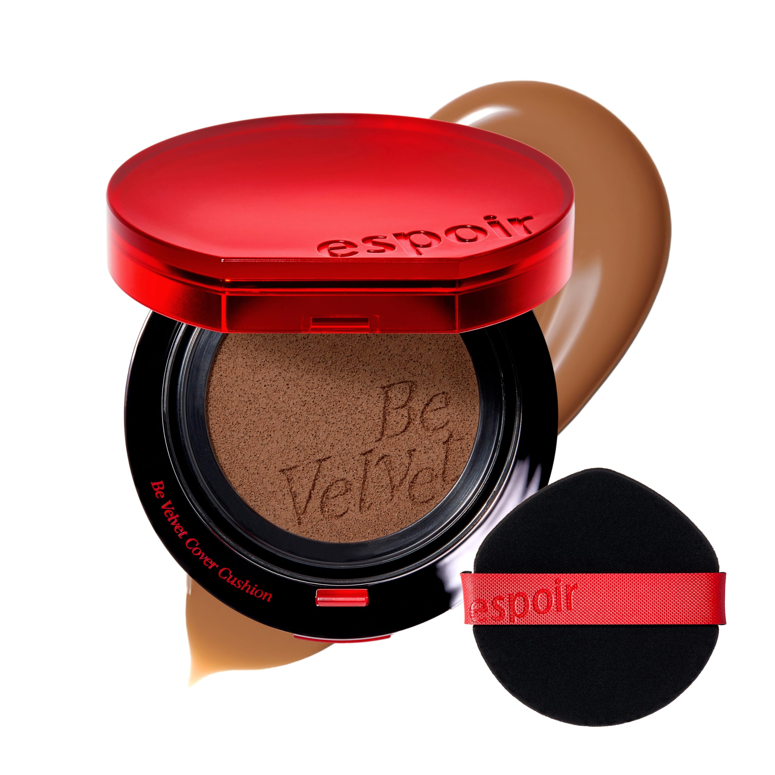 Cushion Foundation Espoir Be Velvet Quick Coverage #40 Sun Tan