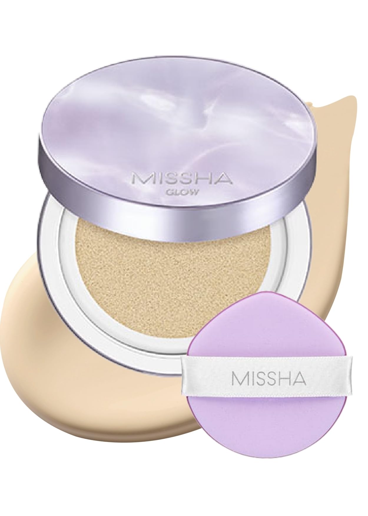 Cushion Foundation Missha Serum Cushion Glow Layering Fit