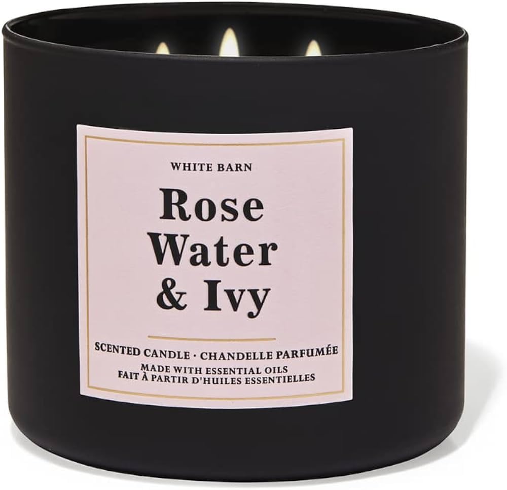 Candle Bath &amp; Body Works White Barn 3-wick 430 Ml Com Óleos Essenciais