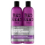 Pacote Duplo De Shampoo E Condicionador Tigi Bed Head Dumb Blonde 1500 Ml