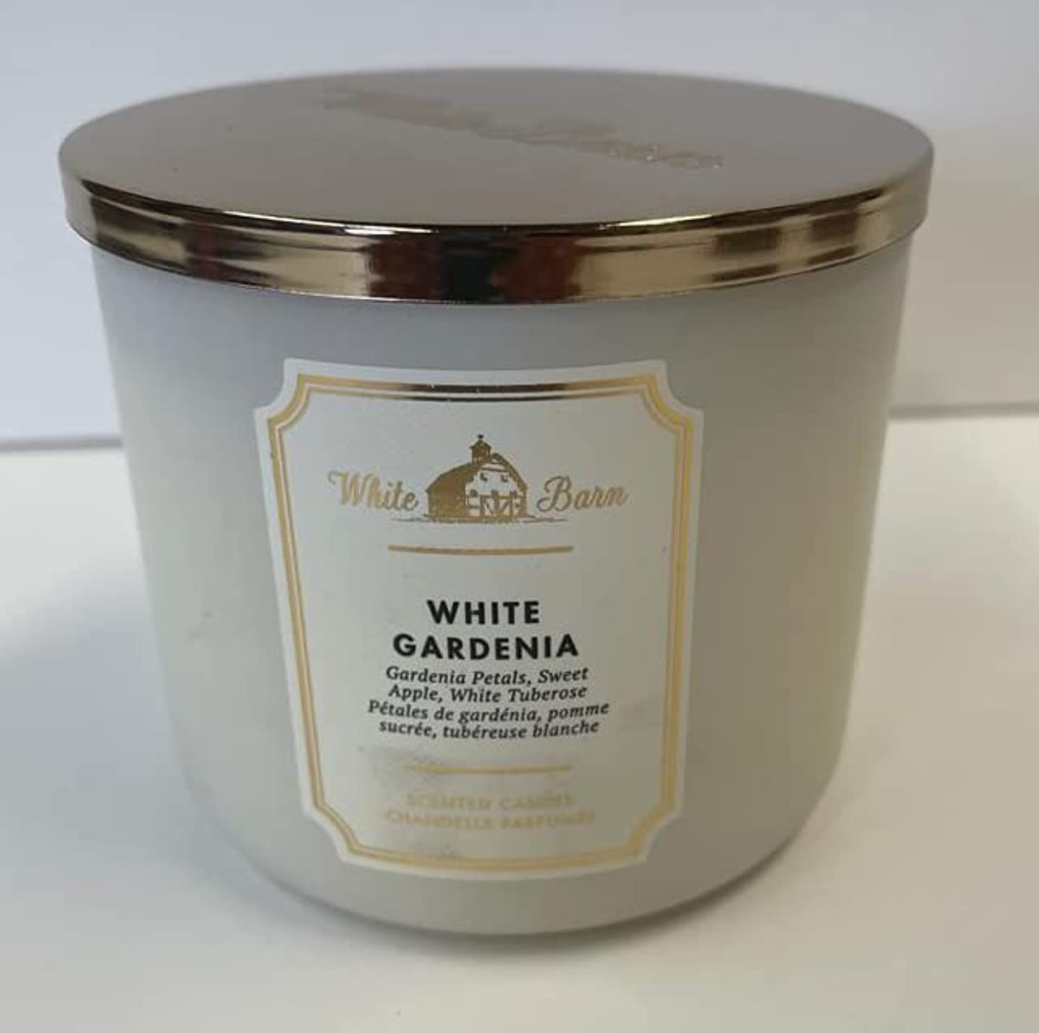 Candle Bath And Body Works White Barn 3-wick 430ml White Gardenia