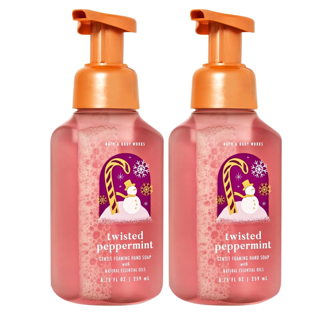 Sabonete Para Mãos Bath &amp; Body Works Gentle Foaming Twisted Peppermint
