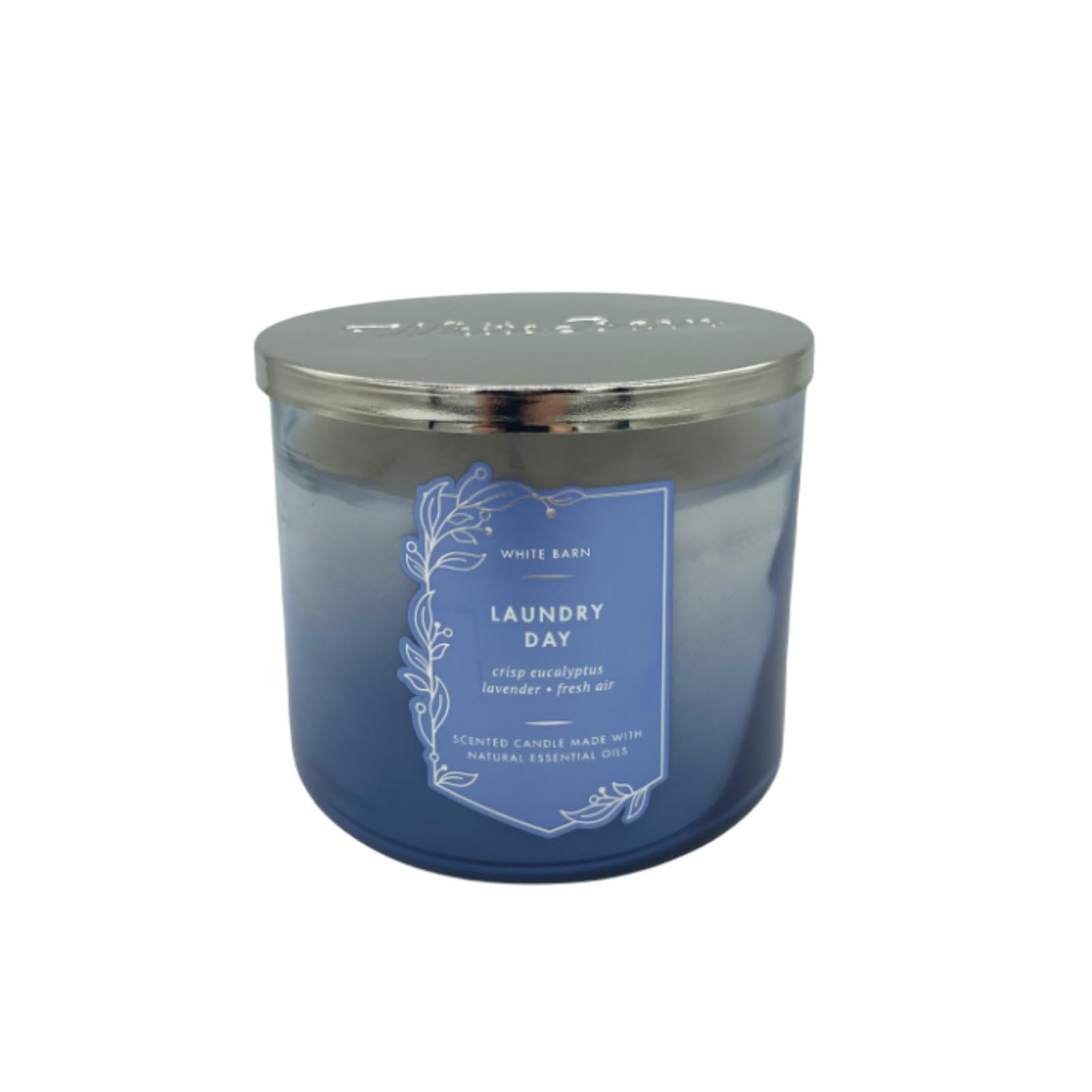 Candle Bath And Body Works White Barn 3-wick 430 Ml Com Óleos Essenciais