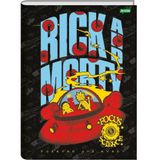 Caderno Brochura Universitário Capa Dura 80f Rick And Morty Jandaia Estampa 2