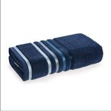 Kit 2x Toalha Banhão Lumina Fio Penteado Azul Naval Karsten
