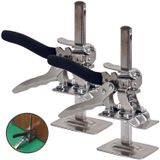 Kit 2 Macaco Suporte Elevação Levantador Porta Móvel Painel