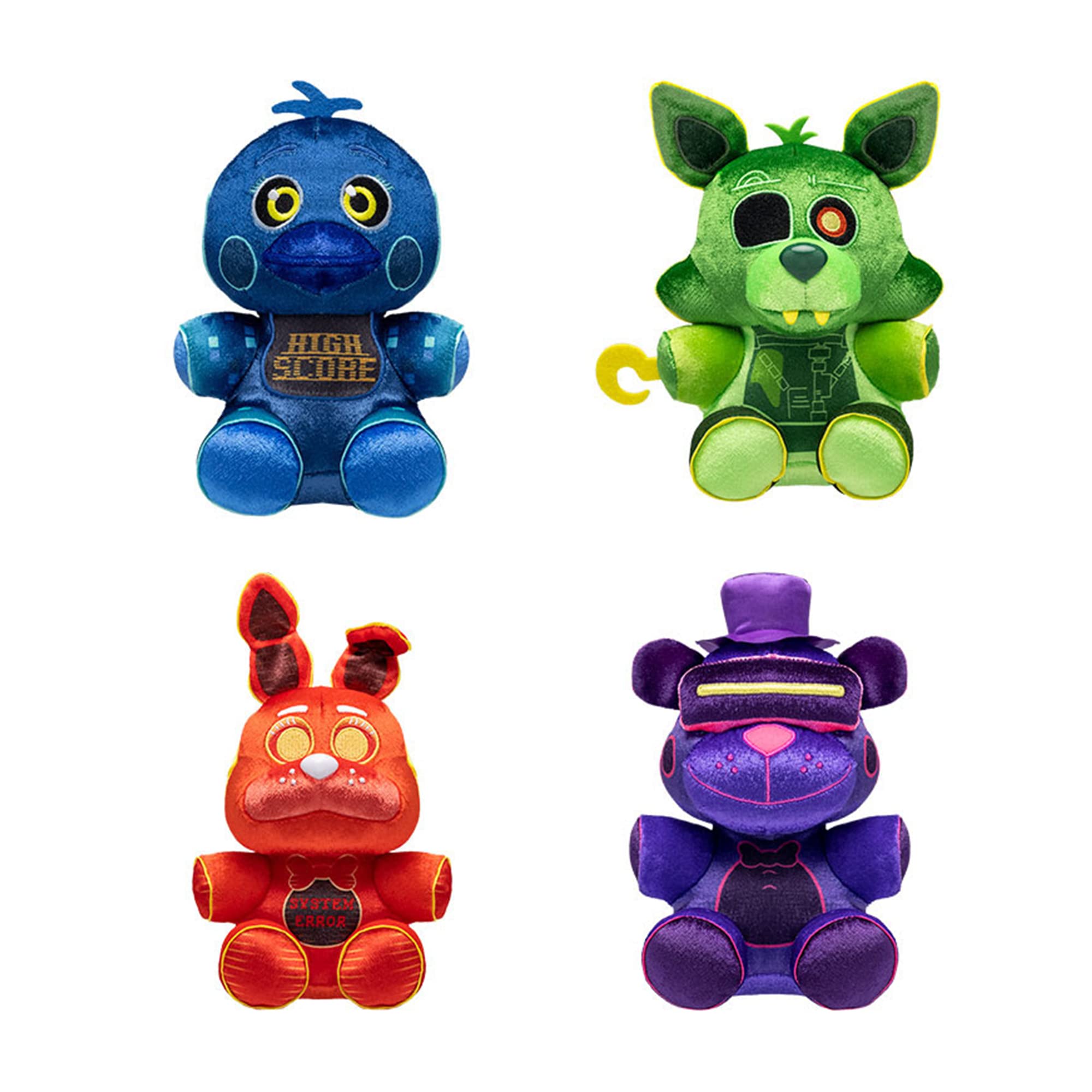 Conjunto De Pelúcia Funko Fnaf Five Nights At Freddy's High Score Chica
