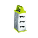 Ralador De Cozinha Inox 4 Lados Retangular Queijos Vegetais