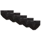 Cueca Masculina Calvin Klein Micro Stretch, Pacote Com 5, Quadril, Preta M