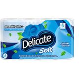 Papel Higiênico Delicate Soft 30mts Com 8 Rolos