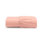 Lençol Solteiro Cintilante Percal 180 Fios 100% Algodão Com Elástico - Rosa