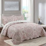 Kit Cobre Leito Colcha Queen Boutik Dupla Face - Aurora