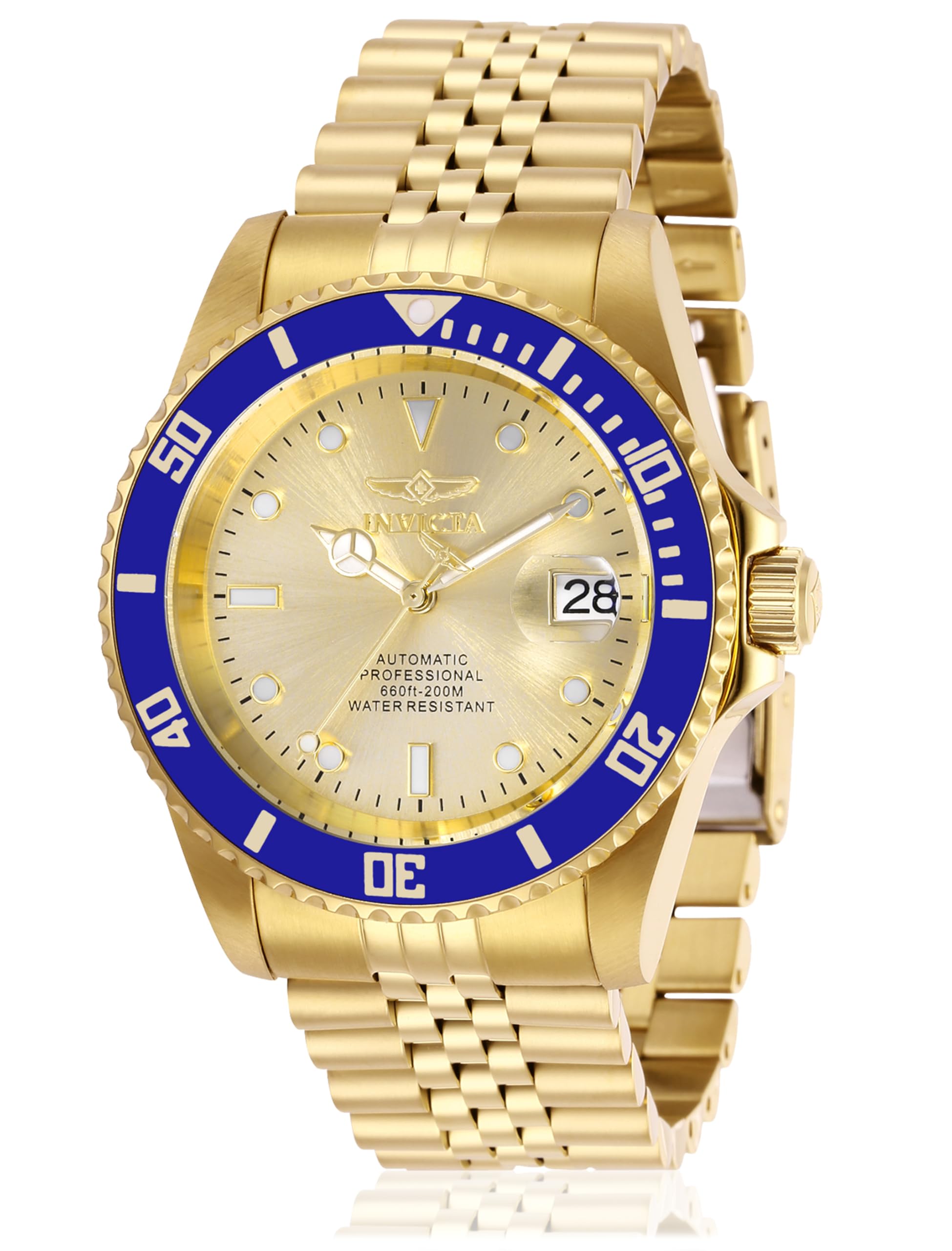 Relógio Invicta Pro Diver 42mm Automático Para Homens, Dourado