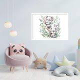 Quadro Decorativo Babys Coalas Árvore - 50x70cm