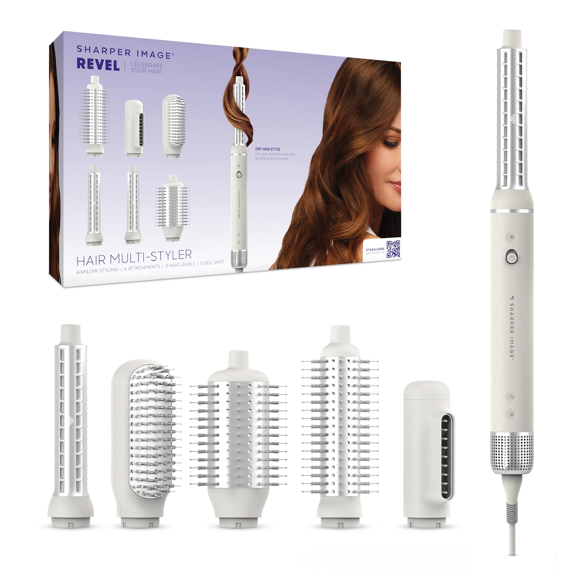 Estilizador De Cabelo Sharper Image Revel Airflow Styler 6 Em 1