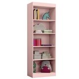 Estante Livreiro Office Organizador E Multiuso 4 Prateleiras J&amp;a Rosa