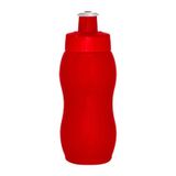 Kit 30 Squeezes Wave 250ml Vermelho Plástico Premium