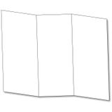 Folheto Com Três Dobras Em Cartolina S Superfine Printing, Pacote Com 250