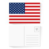 Cartão Postal S Superfine Printing Patriotic Usa Flag 4x6", Pacote Com 50