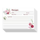 Cartões De Receita S Superfine Printing Elegant Floral 4x6