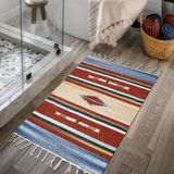 2 Tapete Banheiro Kilim Absorvente 100% Algodão 60 X 90 M04