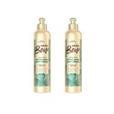 Creme Para Pentear Seda 350ml Boom Model Antifrizz-kit C/2un