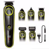 Aparelho 5 Em 1 Barbeador Elétrico Corte Recarregável Kit