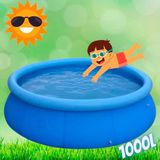 Piscina 1000l Redonda Segura Para Crianças