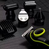Barbeador Profissional Recarregável Corte Portátil Completo