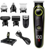 Aparelho Corte Barba Corpo Kit Portátil Recarregável