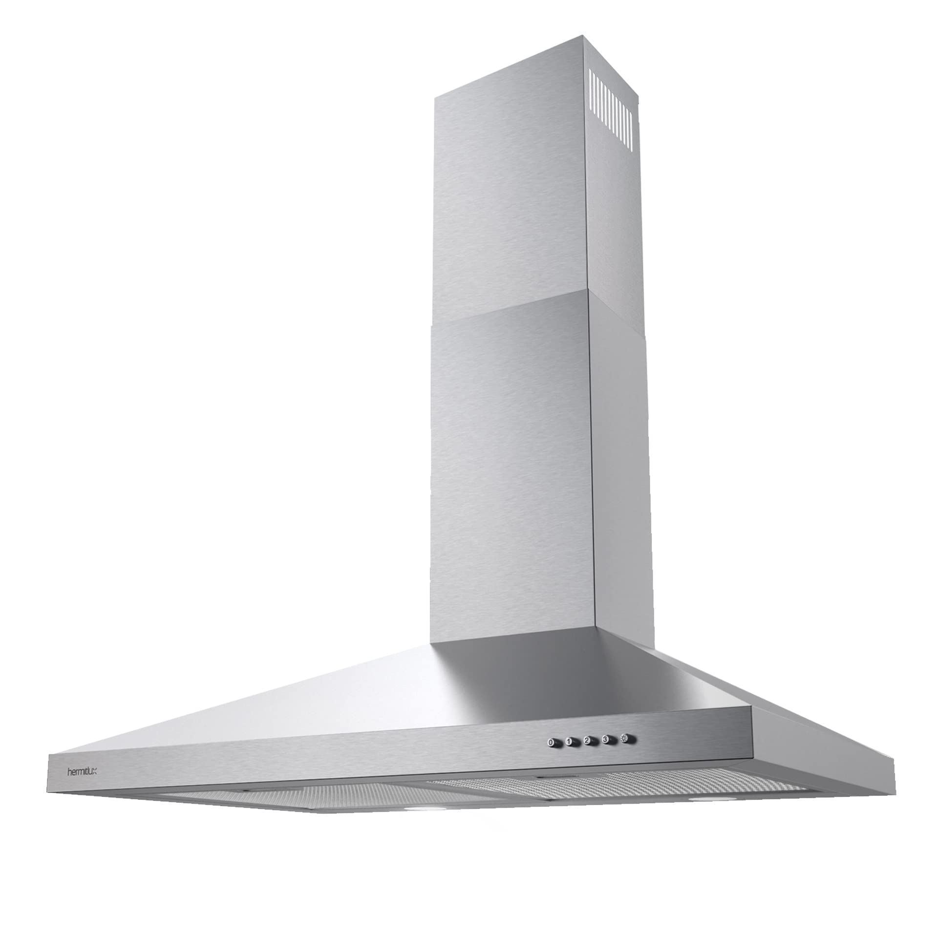 Range Hood Hermitlux De Aço Inoxidável De 30 Polegadas Com Filtro De Carvão