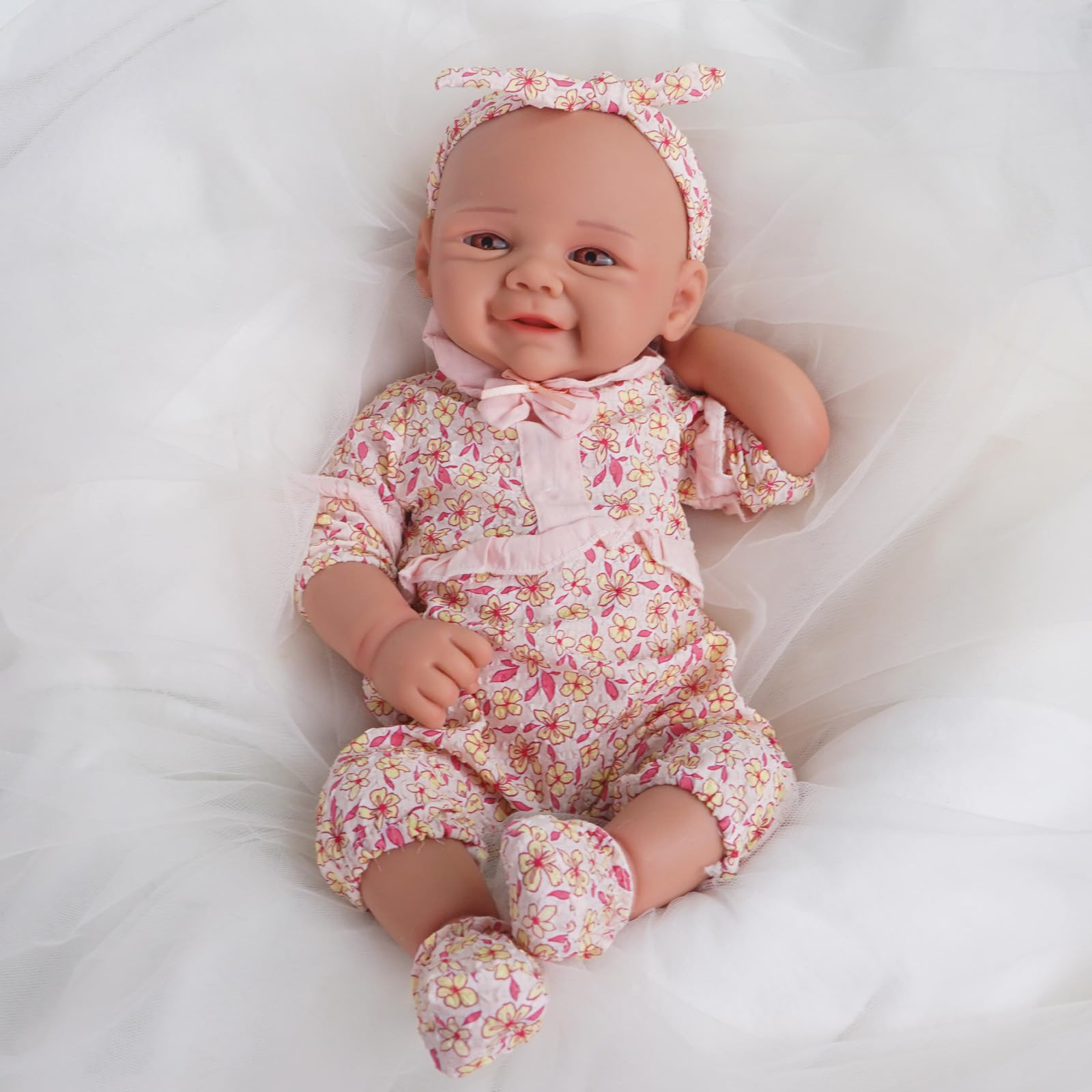 Boneca Reborn Baby Doll Yaluoqian, Silicone De Corpo Inteiro, Realista
