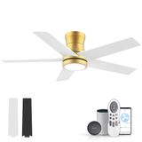 Ventilador De Teto Lorpies 42 Smart Low Profile Com Luzes E Controle Remoto