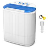 Máquina De Lavar Roupa Vcj Portable Twin Tub 14 Libras Para Apartamentos