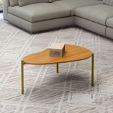 Mesa De Centro Orgânica 75cm - Dalla Costa Freijó