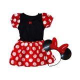 Kit Infantil Fantasia Minnie P De 03 A 04 Anos